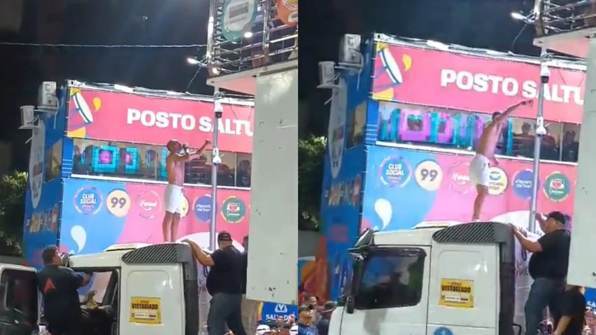 Imagem de Igor Kannário interrompe show após folião subir em trio elétrico no Carnaval de Salvador