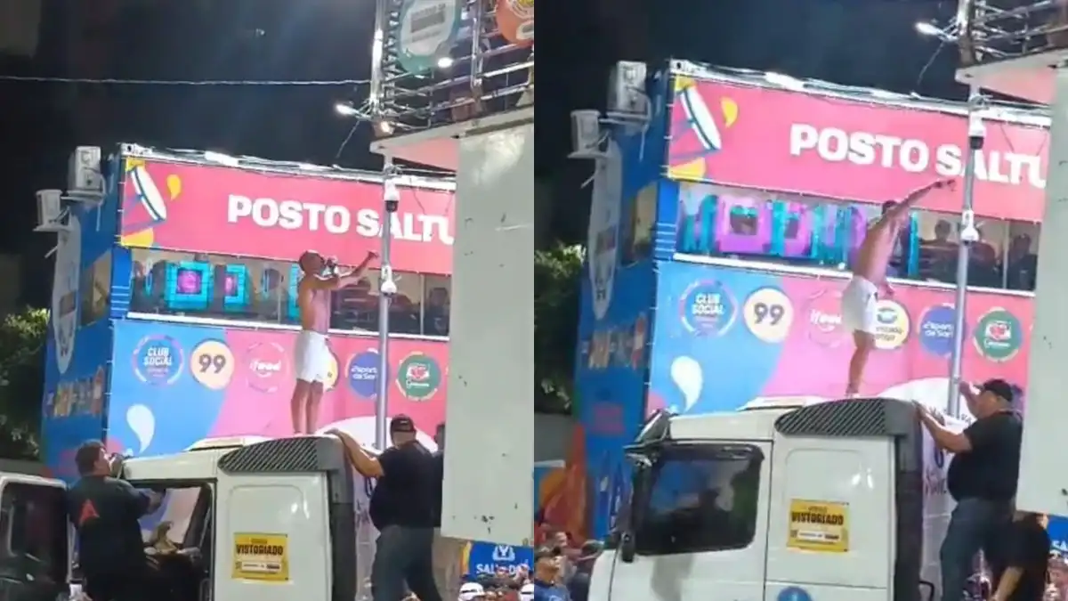 Imagem de Igor Kannário interrompe show após folião subir em trio elétrico no Carnaval de Salvador 